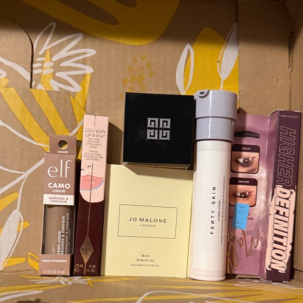 Assorted high end makeup and skin care